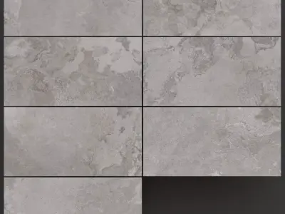 ABK Alpes Raw Grey 600x1200 Set 1 3D model