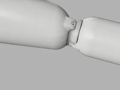 ROBOT COMPLETO DI INGRANAGGI 3D model