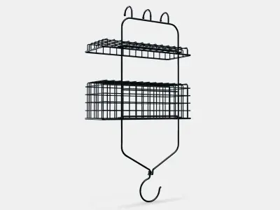 BLECKSJON Shower hanger two tiers 3D model
