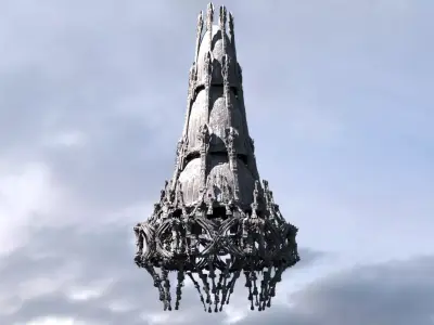 Ancient Dagoth Tower Spike top 3D model