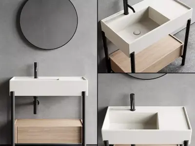 Ceramica Cielo Plinio Set 2 3D model