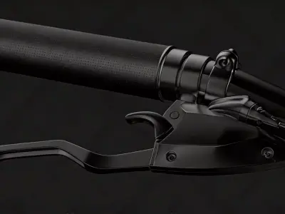 Electrically assisted bicycle 3D model