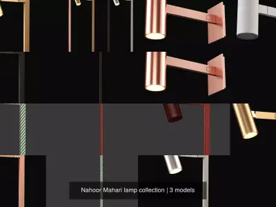 Nahoor Mahari lamp collection 3D Model Pack