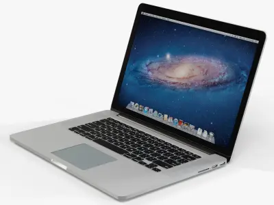 Apple MacBook Pro 15 Retina Low-poly 3D model