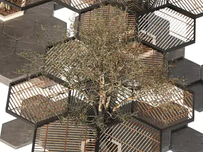 Plaza Design 3D model