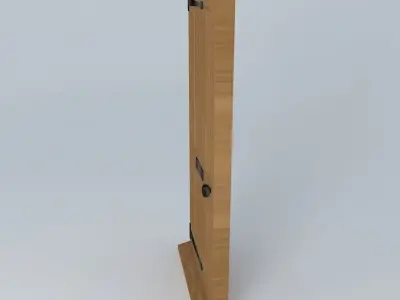 Doors wooden door Free 3D model