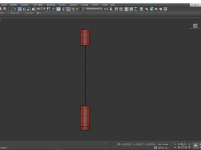 VAN chandelier Low-poly 3D model