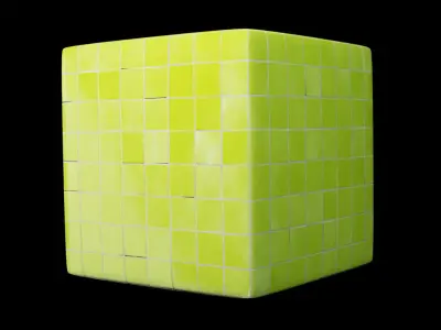 12 PBR Small Zelij Tails Textures For Archviz Texture
