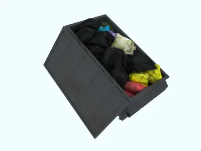 Garbage Container 1 3D model