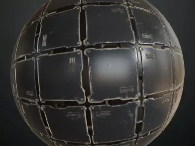 Lightly Scratched Brushed Steel PBR SEAMLESS Texture
