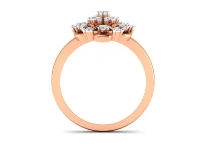 Women Ring Render 3dm STL MTL OBJ FBX Details 3D print model purchase