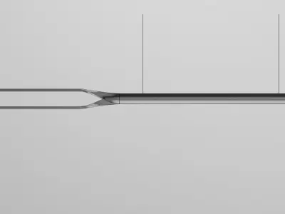 Futuristic Pendant Light 01 3D model