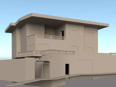 Villa in Napoli 3D model