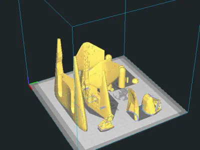 Babylon 5 Narn Frazi Fighter 3D print model