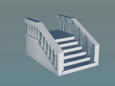 3D Staircase 3D print model