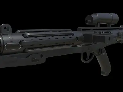 Star Wars multipe blasters mandolorian  3D model