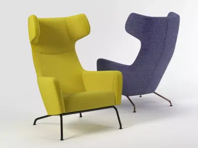 Havana Armchair High 3D model