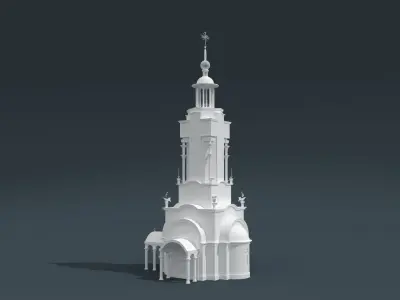 The lighthouse Church  3D model