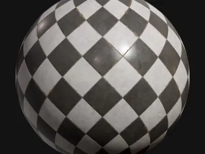 Checkerboard Tiles Texture