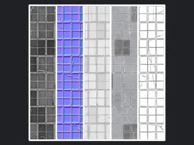 Stylized Floor Tiles Material 05 Texture