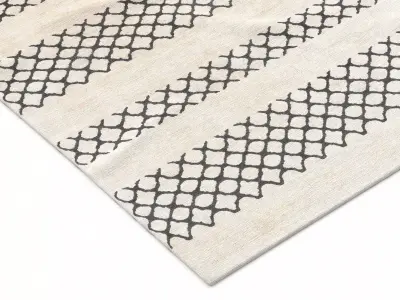 Onoko rug with stripes 3D model