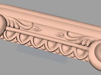 Woodworking CNC Router 3D Relief STL models used for artcam E409 3D model