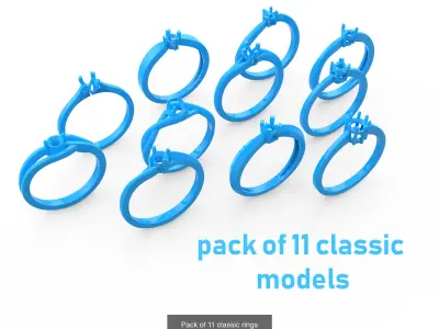 Pack of jewellery classic models