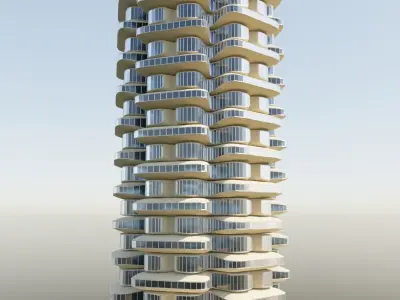 Designer Apartment Housing 3D model