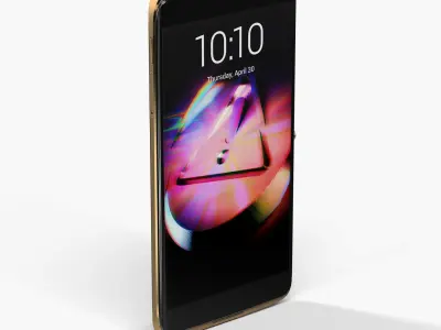 Alcatel Idol 4S Low-poly 3D model