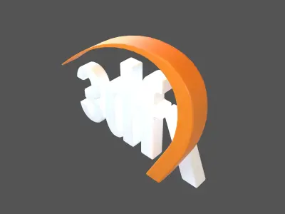 3dfx Logo v1 002 Free low-poly 3D model