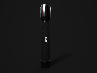 Flashlight HL - 15 Low-poly 3D model