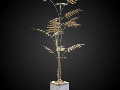 Ivete Palmtree Lamp 3D model