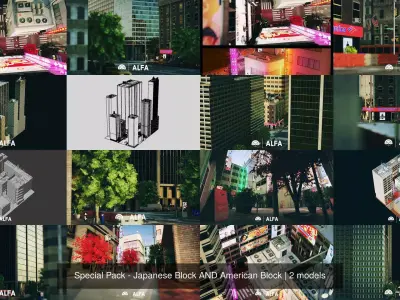 Special Pack - Japanese Block AND American Block