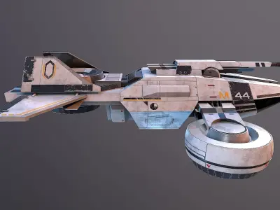 M44 Hammerhead Mass Effect 3D model