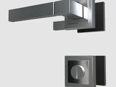 Door Handles for ArchViz Projects - Style MH28 3D model