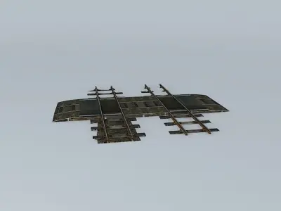 Eco Rail N/Gauge Twin Walkover Old Steam Days Free 3D model