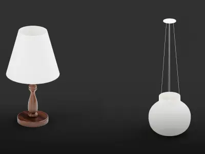 Lamp Model Collection Vol 4 3D model