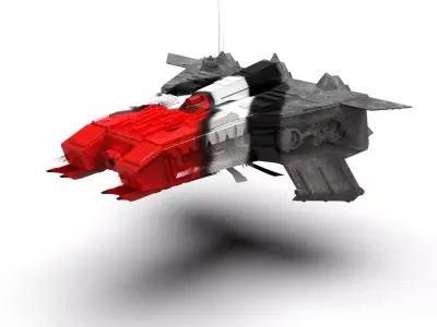 spaceship 2021 3D model