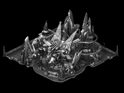 Miracle - Robot City 01 3D model