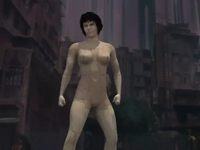 The Major - Ghost in the shell 3D model