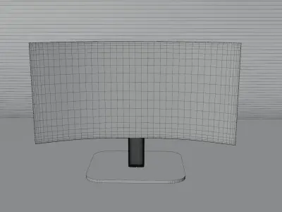 High Quality realistic monitor 3D model