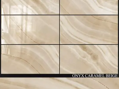 Decovita Onyx Caramel Beige 600x1200 3D model