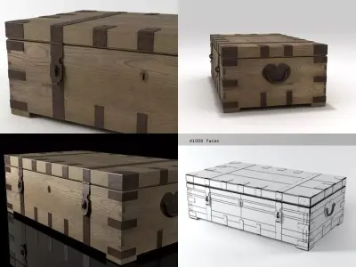 Coffee trunk 3D model