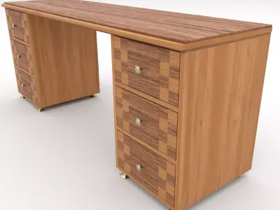Office Table 3D model