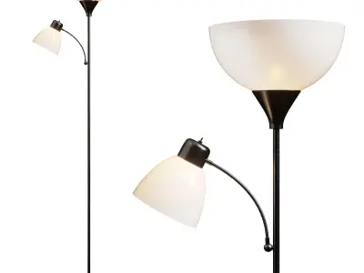 Torchiere William Standing Floor Lamp Low-poly 3D model