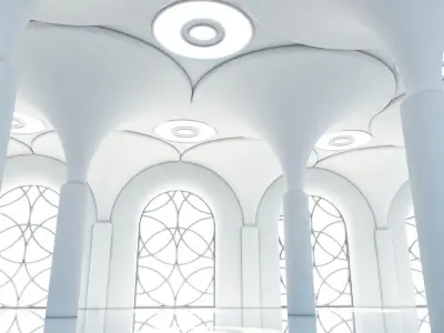 Classic Interior Scene 6 3D model