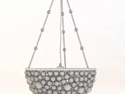 Emily Todhunter Oyster 36 Chandelier 3D model