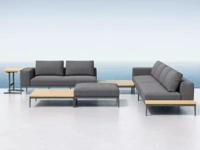 Outdoor Corner Sofa Comp C 3D model