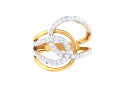  Women Ring MTL 3dm STL OBJ FBX Details 3D print model 36