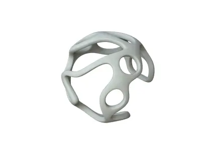 SciFi Cube Object No 39136 Low Poly Shape Texture